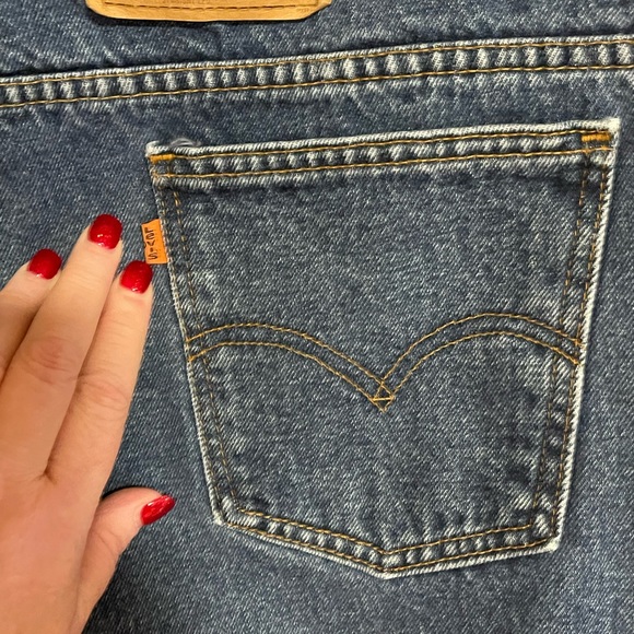 Vntg. Levis 505 orange tab Jeans, Regular Fit straight leg, Men’s 42/34” - Picture 5 of 12